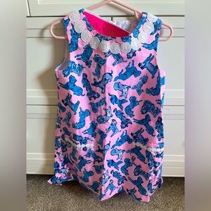 Lilly Pulitzer Toddler Girl Shift NWT - Ruff Night 4T
